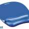 Mouse pad Fellowes Crystal Gel wrist rest, blue 9114120 image 1