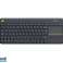 Бездротова сенсорна клавіатура Logitech K400 Plus чорна британська розкладка 920-007143 зображення 1