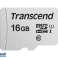 Transcend MicroSD/SDHC Card 16GB USD300S-A w/Adap. TS16GUSD300S-A image 1