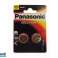 Panasonic Batterie Lithium CR2032 3V Blister  1 Pack  CR 2032EL/1B Bild 1