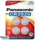 Panasonic Batterie Lithium CR2025 3V Blister  4 Pack  CR 2025EL/4B Bild 1