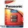 Panasonic-batteri litiumfoto CR2 3V blister (2-pakning) CR-2L/2BP bilde 1
