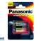 Panasonic batteri lithium foto 2CR5 3V blister (1-pakke) 2CR-5L / 1BP billede 1