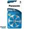 Panasonic Batterie Zinc Air Hearing Aid 675 1.4V Blister 6-Pack PR-675/6LB image 1