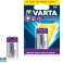 Varta Batterie Lityum E-Blok 6FR61 9V Blister (1&#39;li Paket) 06122301401 fotoğraf 1