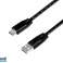 LogiLink USB 2.0-kabel naar USB-C male zwart 1,0 m CU0157 foto 1