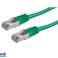 VALUE Patch Cable S / FTP Cat6 2m Green 21.99.1343 image 1