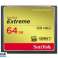 Cartão SanDisk CompactFlash Extreme 64GB SDCFXSB-064G-G46 foto 1