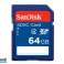 SanDisk minneskort SDXC-kort 64 GB SDSDB-064G-B35 bild 1
