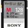 Comert cu ridicata al Sony SDXC M seria 128GB UHS-II Clasa 10 U3 V60 - SFG1M fotografia 1
