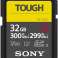 Sony SDHC G Tough serisi 32GB UHS-II Sınıf 10 U3 V90 - SF32TG fotoğraf 1