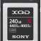 Cartão de memória Sony XQD G 240GB - QDG240F foto 1