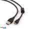 CableXpert mini USB Kabel 1 8 m Black CCF USB2 AM5P 6 Bild 1