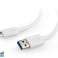 CableXpert USB 3.0 a cable tipo C (AM/CM) 0.1m CCP-USB3-AMCM-W-0.1M fotografía 1