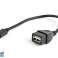 CableXpert USB OTG AF til Mini BM-adapterkabel 0,15 m A-OTG-AFBM-002 bilde 1