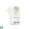 EnerGenie adapter plug with integrated USB charger white EG-ACU2-01-W image 1