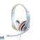 Gembird HEADSET STEREO WHITE Volume Control MHS-03-WTRD image 1