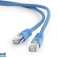 CableXpert CAT6A patch kabel (LSZH), 0,25 meter - PP6A-LSZHCU-B-0,25M billede 1
