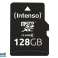 Intenso 128 GB - MicroSDXC - Клас 10 - 40 МБ/с - Чорний 3413491 зображення 1