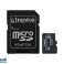 Kingston 8GB Industrial microSDHC C10 A1 pSLC kortelė + SD adapteris SDCIT2/8GB nuotrauka 1