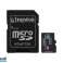Kingston 32GB Industrial microSDHC C10 A1 pSLC karte+ SD adapteris SDCIT2/32GB attēls 1