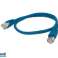 CableXpert Patch Cord Cat.6 UTP 0,5 m -U/UTP (UTP) — Blau PP6-0,5 M/B attēls 1