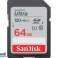 SanDisk SDXC Ultra 64GB - SDSDUNB-064G-GN6IN картина 1