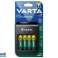 Varta Batteri Universal Oplader, LCD Stik Oplader inkl. batterier, 4x Mignon, AA billede 2