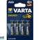 Varta Batterie Alkaline, Micro, AAA, LR03, 1.5V - Energy, Blister (4-Pack) image 1