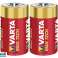 Varta Batterij Alkaline, Baby, C, LR14, 1.5V - Longlife Max Power (2-pack) foto 1