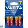 Varta Batteri Alkaline, Mignon, AA, LR06, 1.5V Longlife Max Power (4-Pack) billede 2