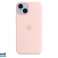 Apple iPhone 14 Silicone Case with MagSafe Chalk Pink MPRX3ZM/A image 1