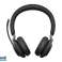 Jabra Evolve2 65 Stereo UC + Link 380 USB-C, Schwarz - 26599-989-899 attēls 1