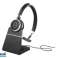 Jabra Evolve 65 SE MS Mono inkl. Ladestation + Link 380a - 6593-833-399 fotka 1