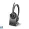 Poly BT Headset Voyager 4320 UC Stereo USB-A med stand - 218476-01 bilde 1