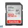 SanDisk Ultra 512 Go SDXC 150 Mo/s Capacité étendue SDSDUNC-512G-GN6IN photo 1