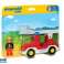 Playmobil 1.2.3   Feuerwehrleiterfahrzeug  6967 Bild 1