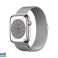 Apple Watch Serisi 8 GPS + Hücresel 45mm Gümüş Çelik Milano MNKJ3FD/A fotoğraf 1