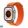 Apple Watch Ultra GPS + Cellular 49mm Titanium Orange Alpine Loop MQFL3FD/A billede 1