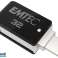 USB "FlashDrive" 32 GB "Emtec Mobile" ir "Go Dual USB2.0" - "microUSB T260" nuotrauka 1