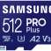 Samsung PRO Plus 512GB microSD CL10 180MB/s Skaityti 130 MB/s MB MD512SA/EU nuotrauka 2