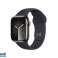 Celulă GPS Apple Watch S9 din oțel de 41 mm. Sport grafit miezul nopții S / M MRJ83QF / A fotografia 2