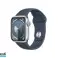 Apple Watch S9 Alloy. 41mm GPS Silver Sport Band Storm Blue M/L MR913QF/A image 1