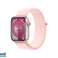 "Apple Watch S9" lydinys. 41mm GPS rožinė sportinė kilpa šviesiai rožinė MR953QF/A nuotrauka 1