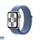Apple Watch SE Alaşımı. 40mm GPS Hücresi. Gümüş Spor Loop Kış Mavisi MRGQ3QF/A fotoğraf 1