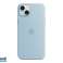 Apple Silicone Case iPhone 15 Plus with MagSafe Light Blue MWNH3ZM/A image 2