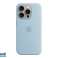 Apple Silicone Case iPhone 15 Pro with MagSafe Light Blue MWNM3ZM/A image 4