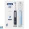 Oral B iO Series 3 Electric Toothbrush Twin Pack Travel Case Black/Ice Blue image 2