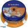 DVD R 4.7GB Verbatim 16x tintes balts Full Surface 25er Cakebox 43538 attēls 4