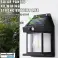 PR-1019 LED solární zahradní nástěnná lampa - se senzorem - 800Lumen - 5.5V fotka 1